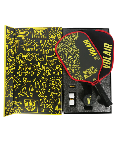 Volair Mach 1 Forza Pickleball Racket: Keith Haring #2