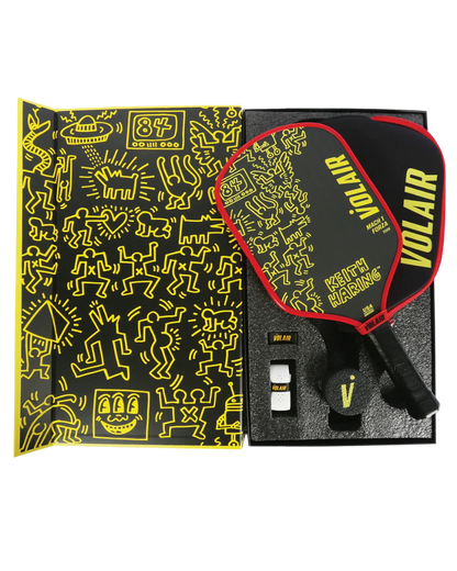 Volair Mach 1 Forza Pickleball Racket: Keith Haring #2