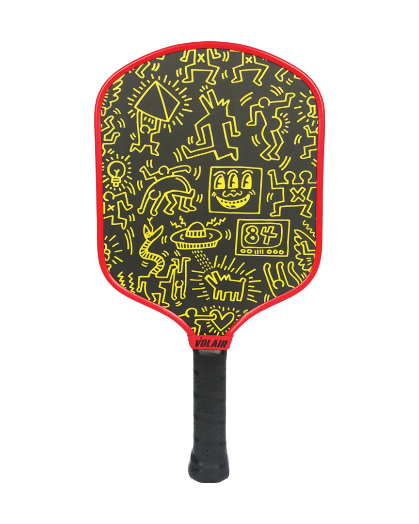 Volair Mach 2 Forza Pickleball Racket: Keith Haring #2