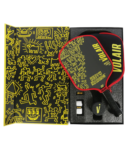 Volair Mach 2 Forza Pickleball Racket: Keith Haring #2