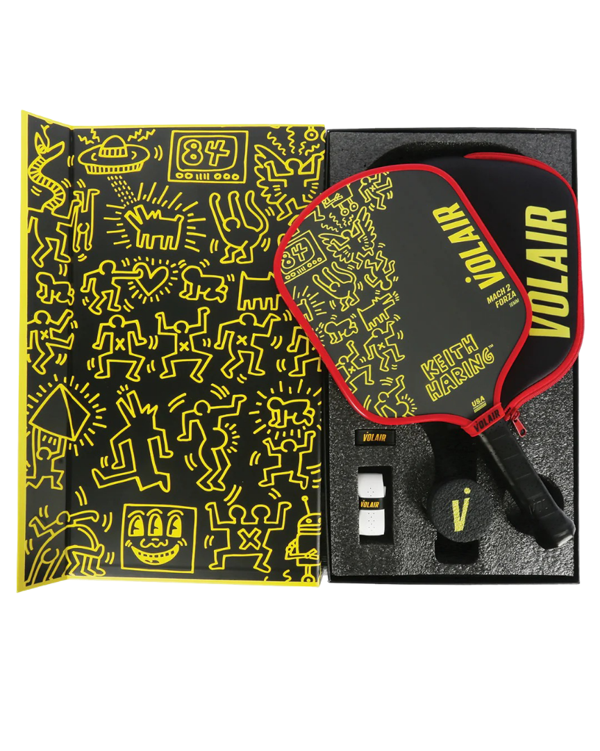 Volair Mach 2 Forza Pickleball Racket: Keith Haring #2