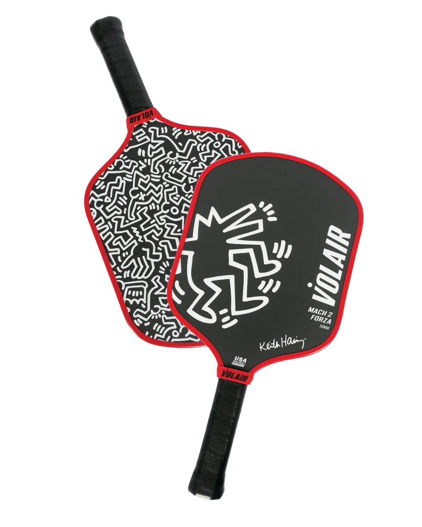 Volair Mach 2 Forza Pickleball Racket: Keith Haring #3