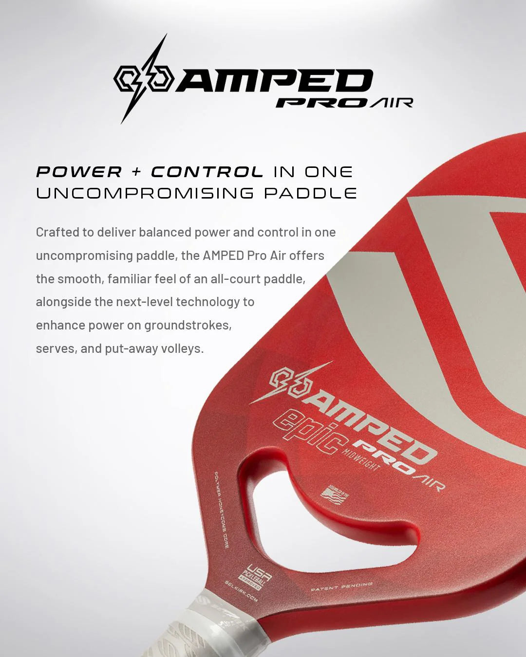 Selkirk AMPED Pro Air Pickleball Racket - Invikta