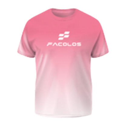 Authentic Facolos Gradient Tee Pickleball Jersey