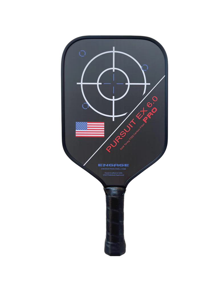 Pickleball racket Engage NEW. Pursuit Pro EX 6.0 | Raw T700 Carbon Fiber | Standard