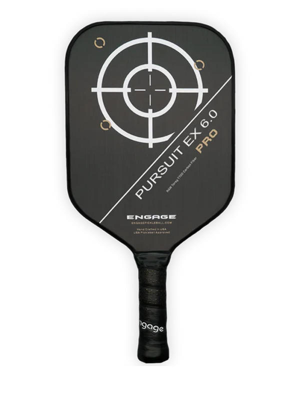 Pickleball racket Engage NEW. Pursuit Pro EX 6.0 | Raw T700 Carbon Fiber | Standard