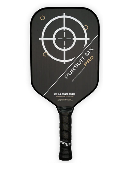 Pickleball racket Engage NEW. Pursuit Pro MX | Raw T700 Carbon Fiber | Elongated