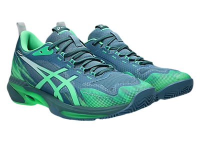 Asics Sonic Smash FF Pickleball Shoes | Saba Blue / Vital Green