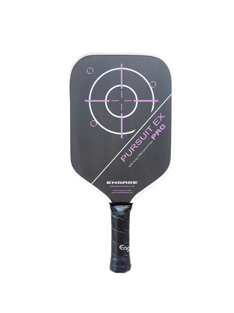 Pickleball racket Engage NEW. Pursuit Pro EX | Raw T700 Carbon Fiber | Standard