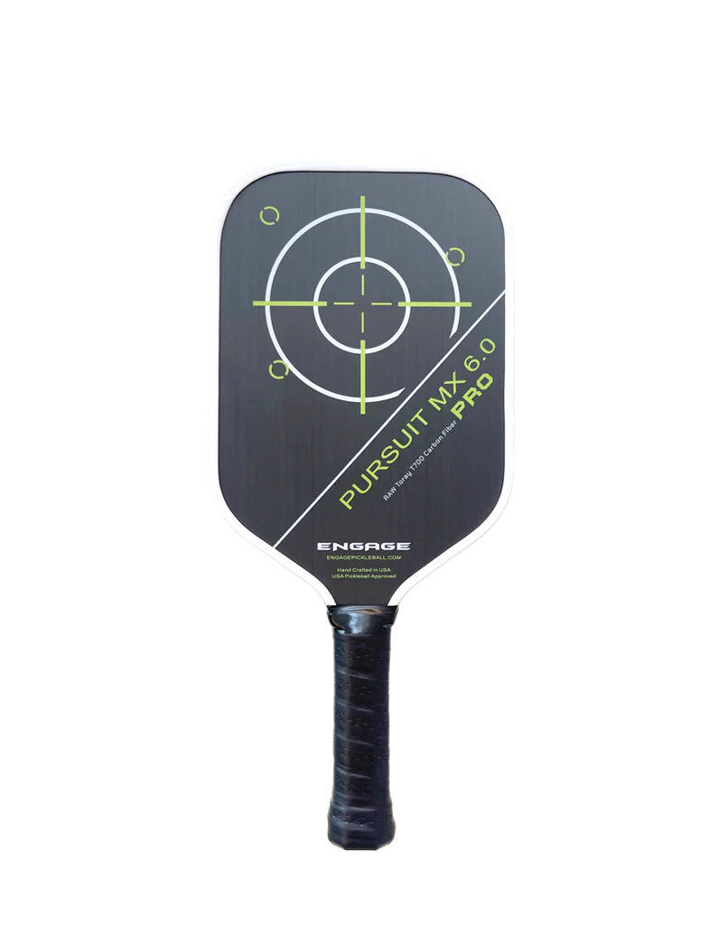 Pickleball racket Engage NEW. Pursuit Pro MX 6.0 | Raw T700 Carbon Fiber | Elongated