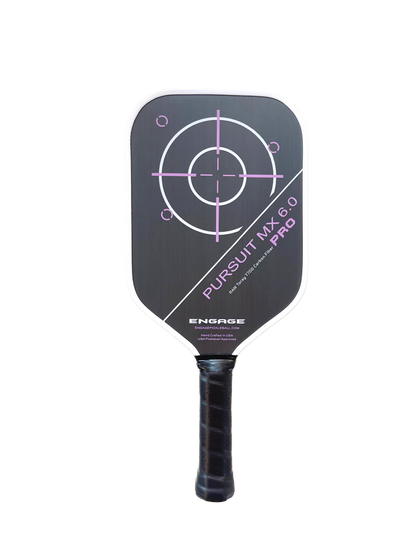 Pickleball racket Engage NEW. Pursuit Pro MX 6.0 | Raw T700 Carbon Fiber | Elongated