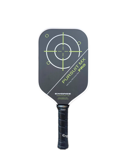 Pickleball racket Engage NEW. Pursuit Pro MX | Raw T700 Carbon Fiber | Elongated