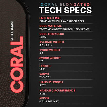 Vợt Pickleball Six Zero Coral