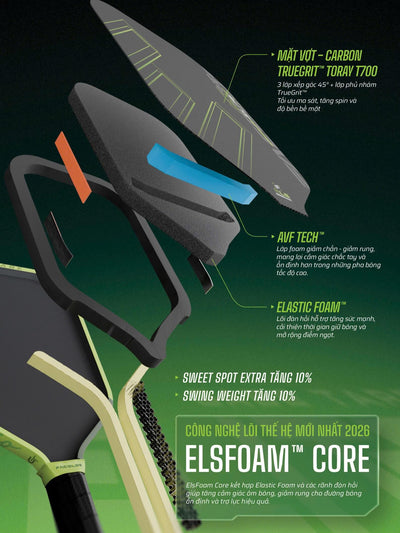 Vợt Pickleball Facolos EliteX v2.0 Edition