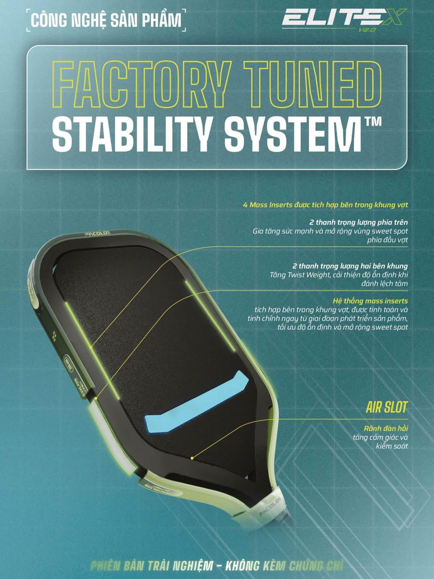 Vợt Pickleball Facolos EliteX v2.0 Edition