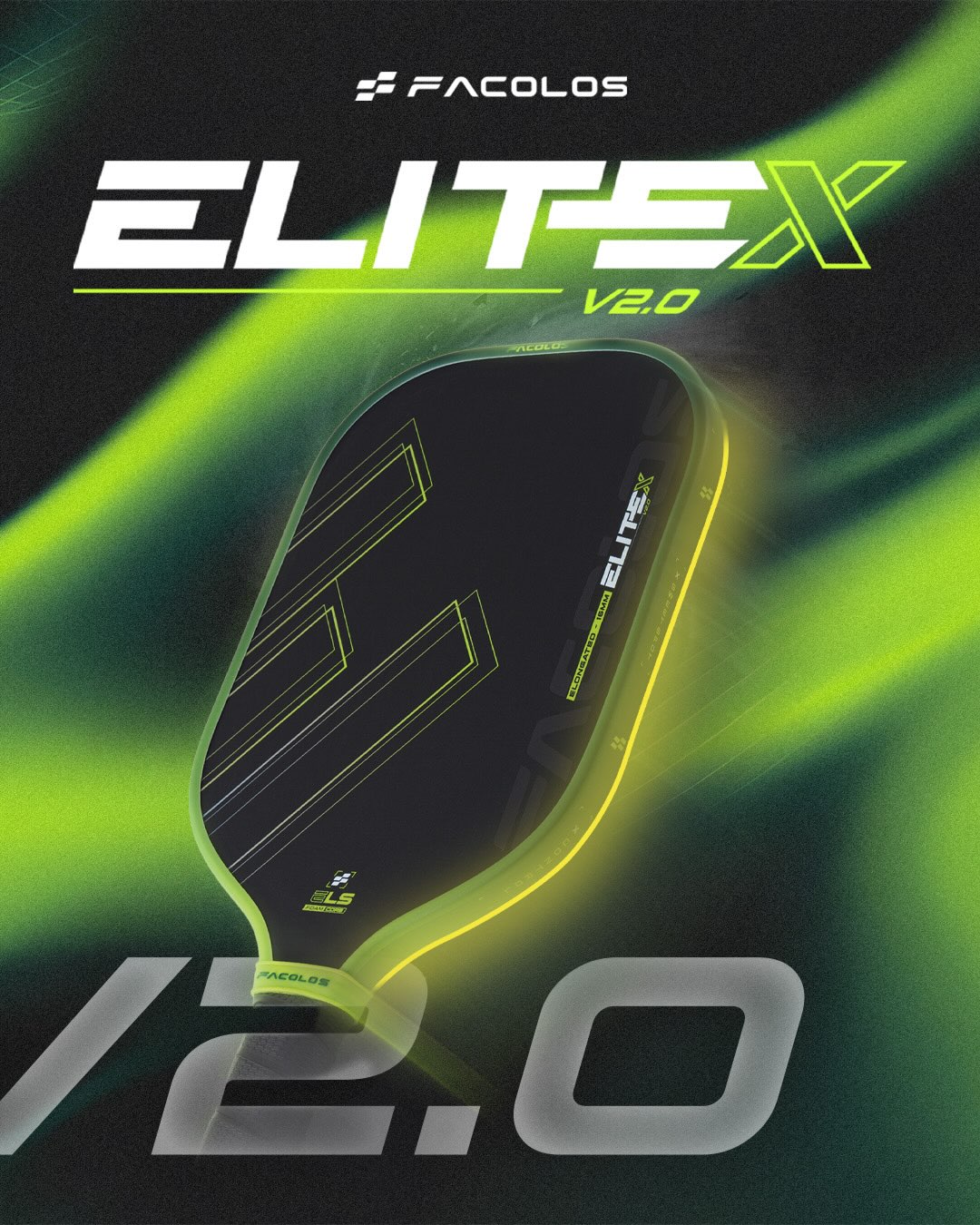 Facolos EliteX v2.0 Edition Pickleball Paddle