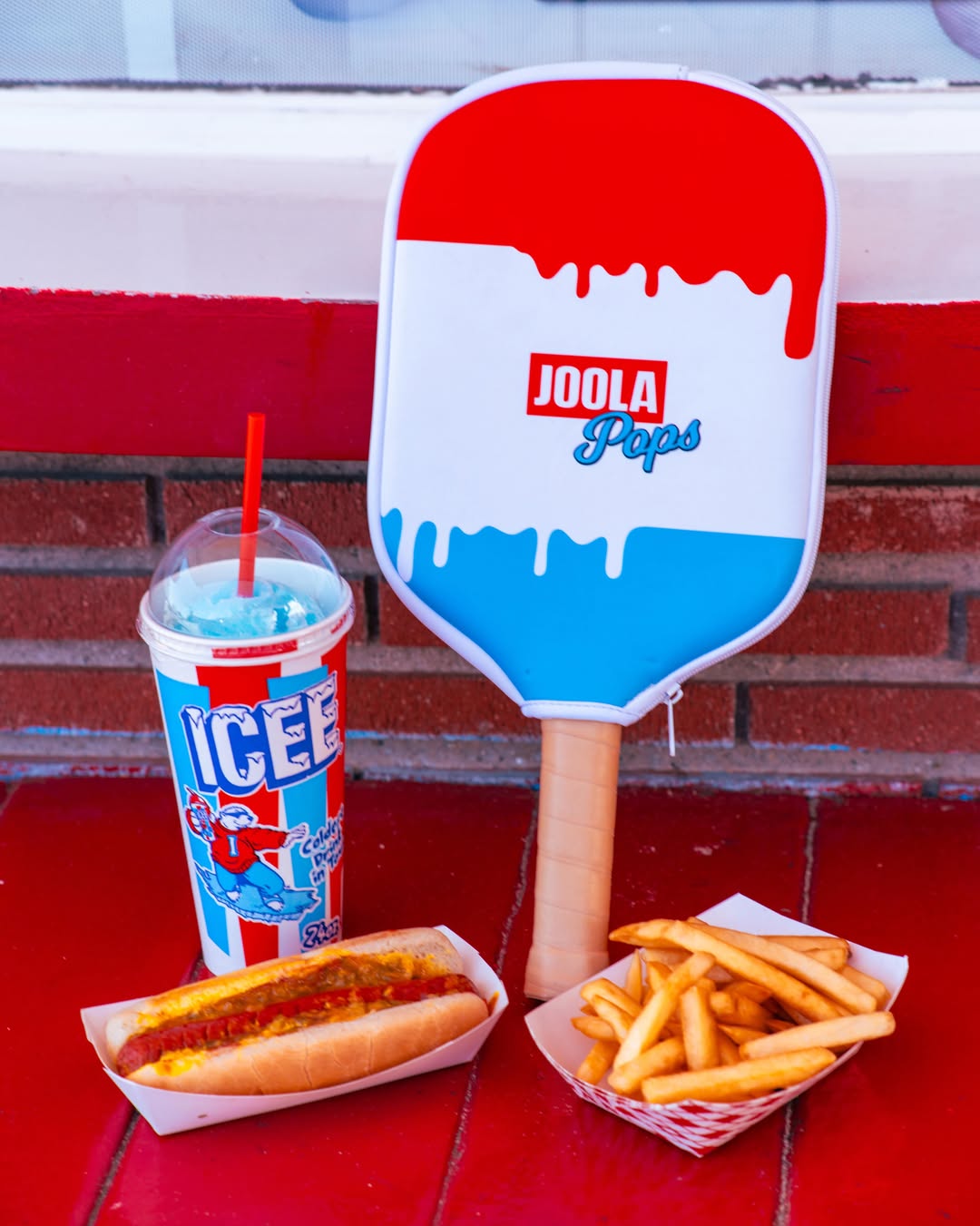 JOOLA Pops Rally Rocket Agassi Pro V Pickleball Paddle — Summer