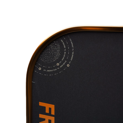 Pickleball Paddle Friday AURA PRO Metallic Orange Creamsicle Kit Colorway