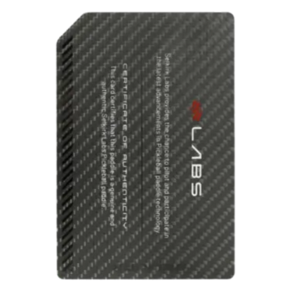 Thẻ Pickleball Aluminium Selkirk Certificate of Authenticity