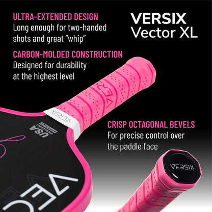 VERSIX® Vector XL Genie Bouchard Signature Pickleball Racket