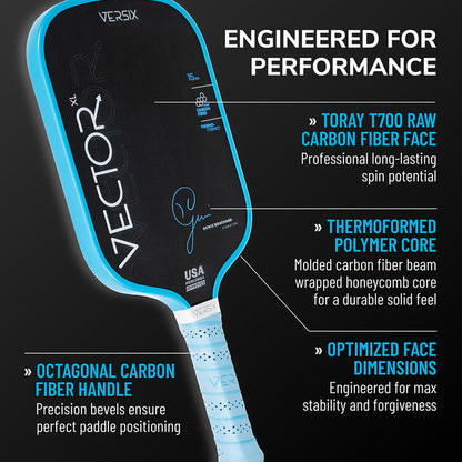 VERSIX® Vector XL Genie Bouchard Signature Pickleball Racket