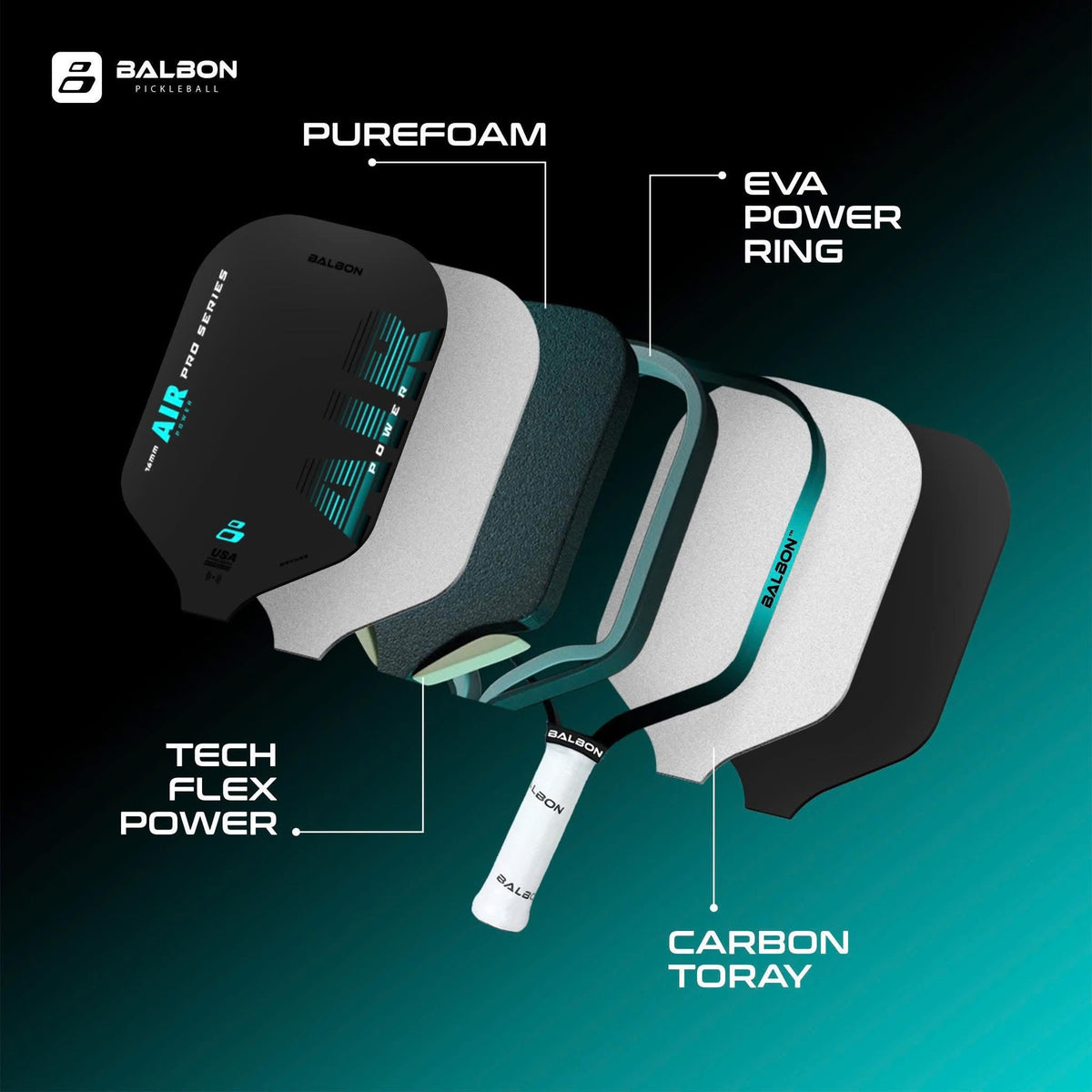 Vợt Pickleball Balbon Air Power