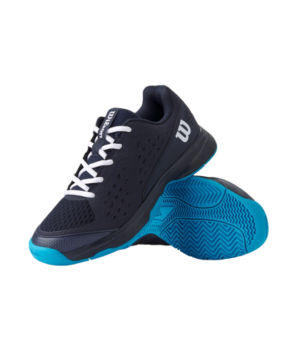 Wilson Junior Rush Pro L 'Navy Blaze' Pickleball Shoe