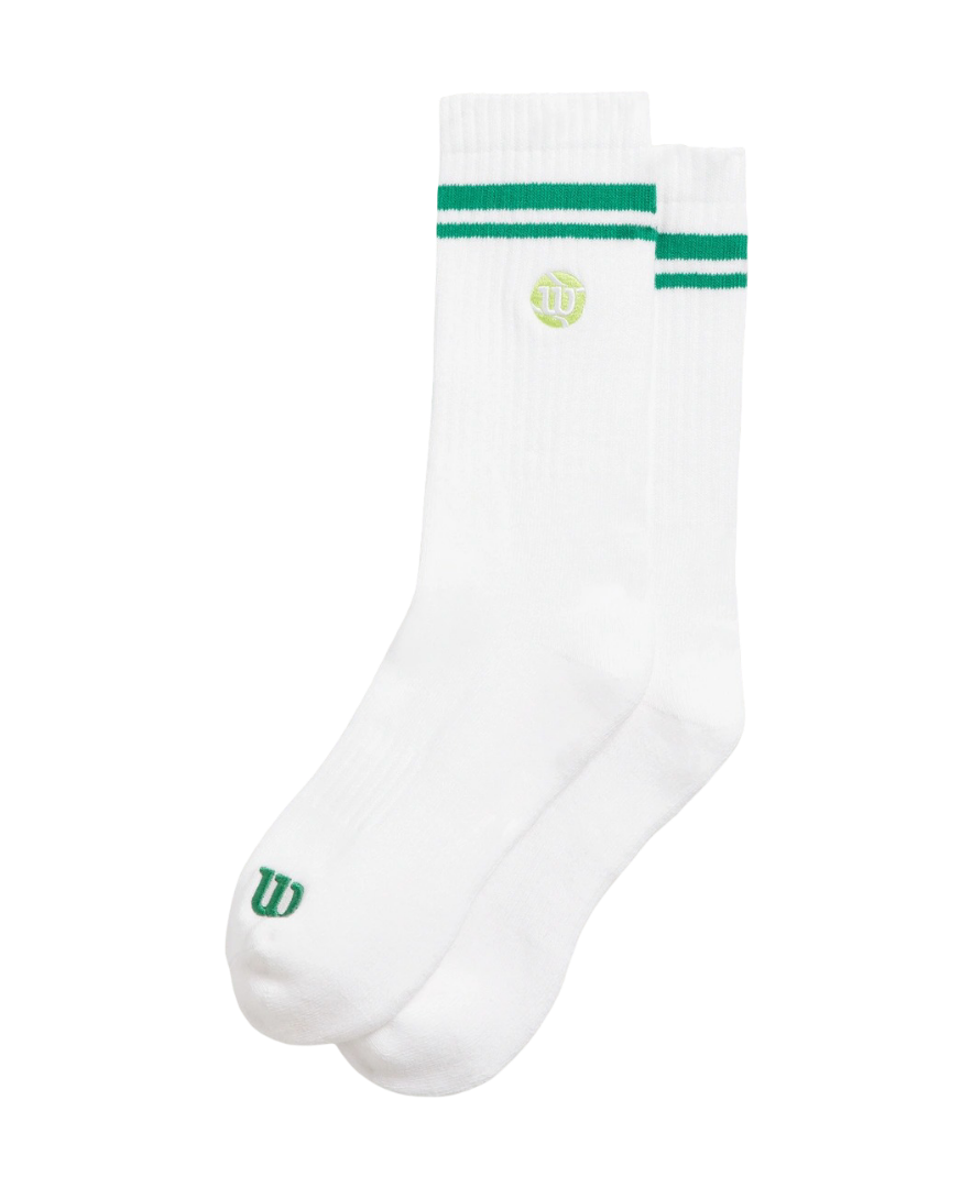 Pickleball Wilson Crew Striped Socks