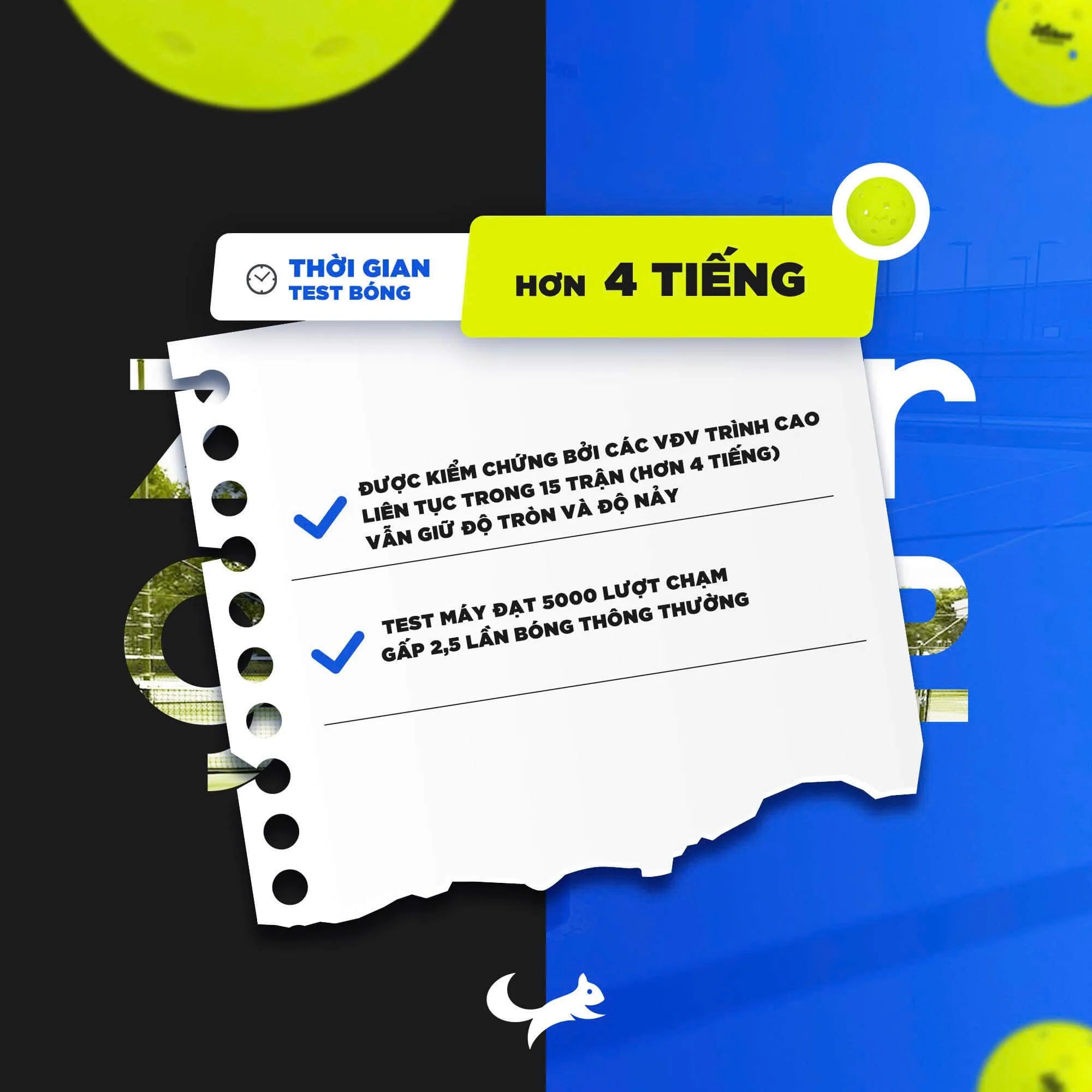 Bóng Pickleball thi đấu Zocker Five Star Gen 2