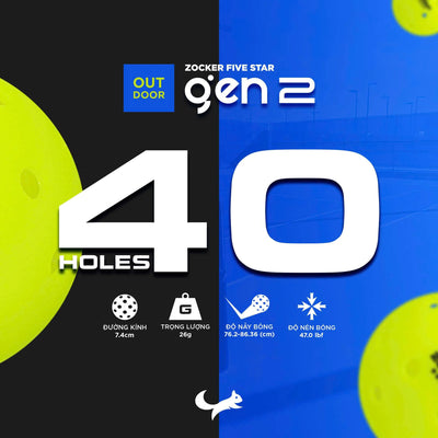 Zocker Five Star Gen 2 Competition Pickleball
