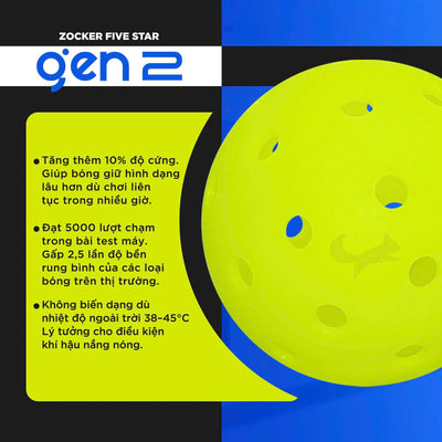 Zocker Five Star Gen 2 Competition Pickleball