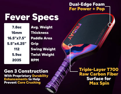 Friday Fever Pickleball Racket