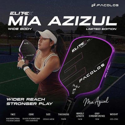 Facolos Elite X Signature Pickleball Racket - Malaysia Edition