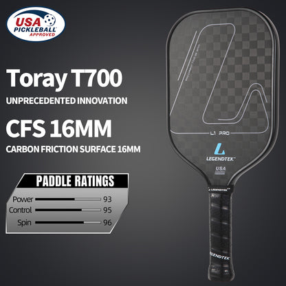 Pickleball racket LEGENDTEK L1 Pro 12K