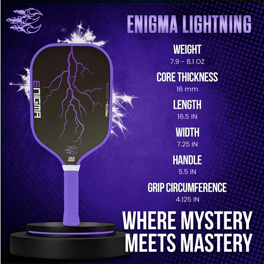 Enigma Proto-Lightning Pickleball racket
