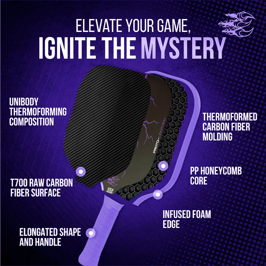 Enigma Proto-Lightning Pickleball racket