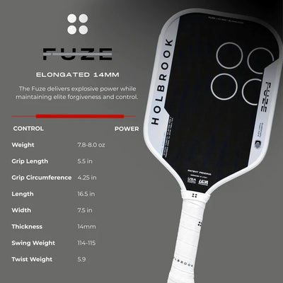 Holbrook The Fuze Pickleball Paddle | Elongated