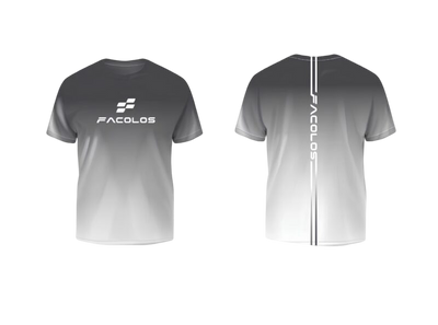 Authentic Facolos Gradient Tee Pickleball Jersey