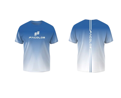Authentic Facolos Gradient Tee Pickleball Jersey