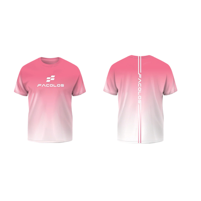 Authentic Facolos Gradient Tee Pickleball Jersey