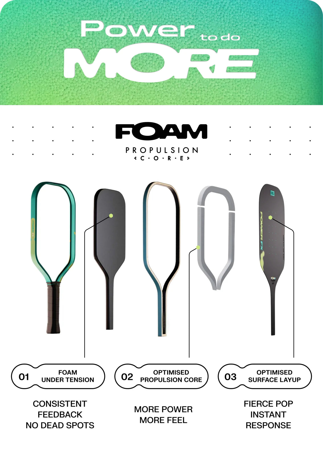Vợt Pickleball JOOLA Perseus Power FX