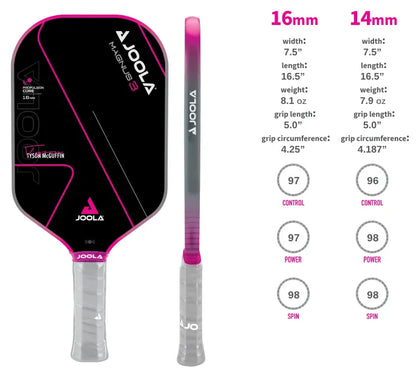 Pickleball racket JOOLA Tyson McGuffin Magnus 3 