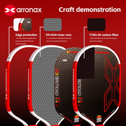 Arronax Cyclone C2 Pickleball Racket