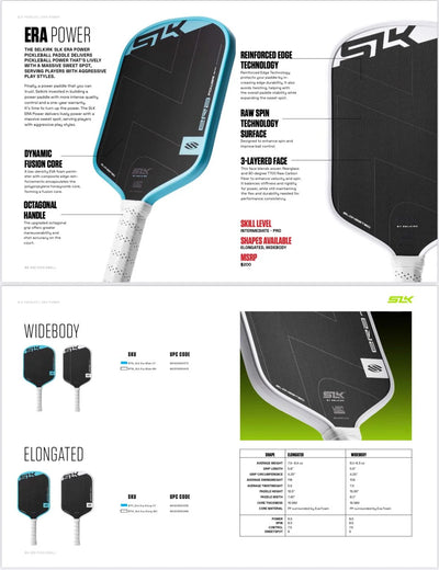 Selkirk SLK Era Power Widebody Pickleball Racket