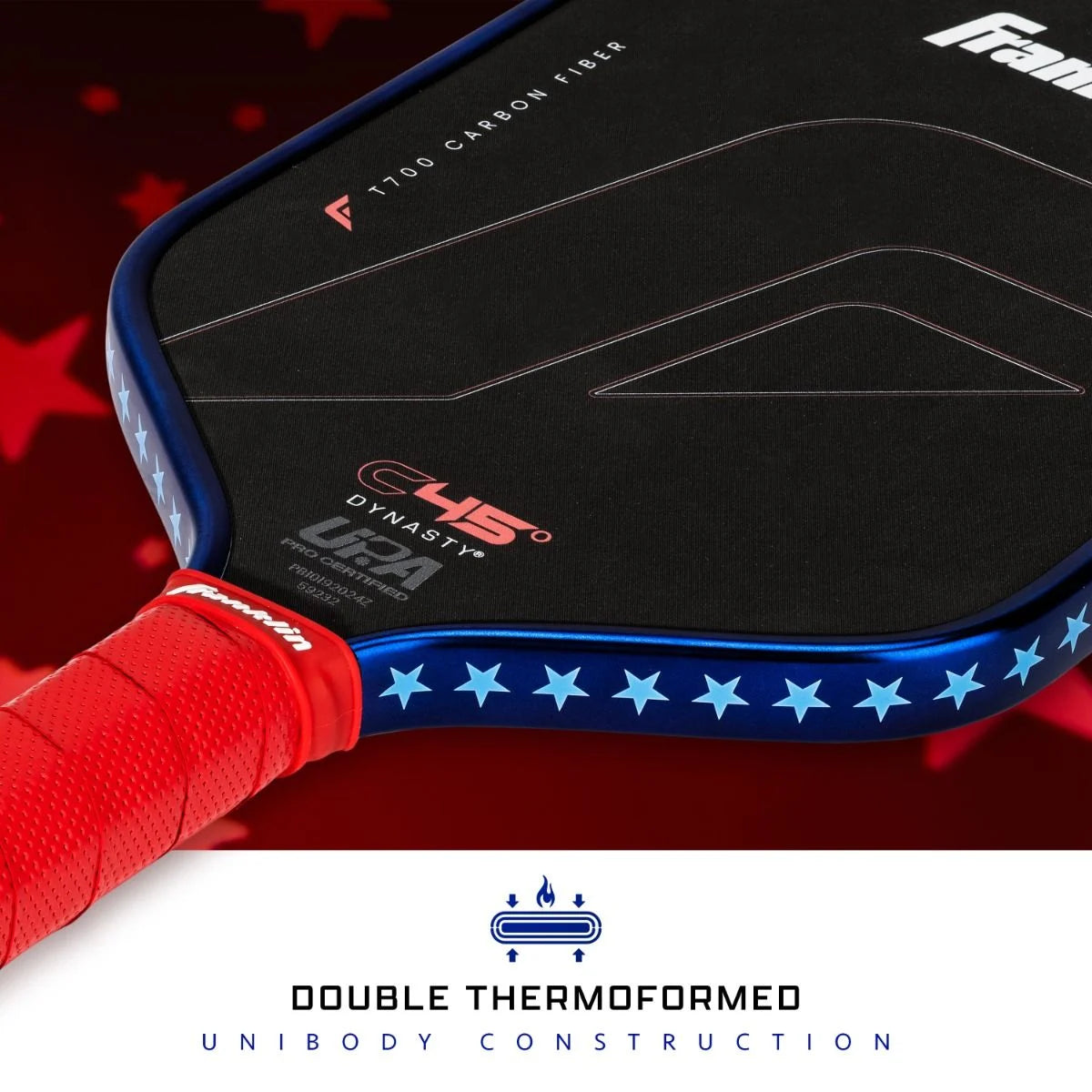 Vợt Pickleball Franklin C45° Dynasty Red White & Blue