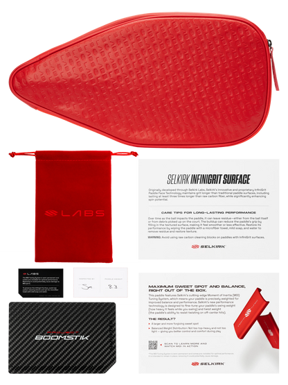 Selkirk LABS Boomstik Elongated Pickleball Racket