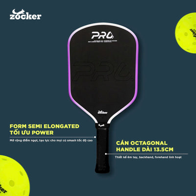 Zocker HP06 Pro Series Power Pickleball Paddle