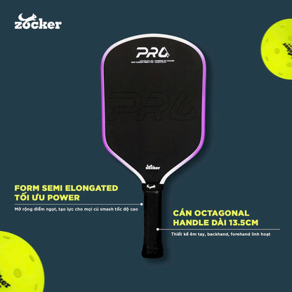 Vợt Pickleball Zocker HP06 Pro Series Power