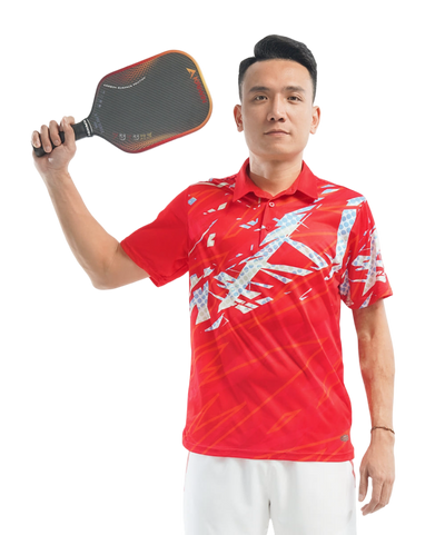 Kaiwin Smash Men's Pickleball Polo Jersey