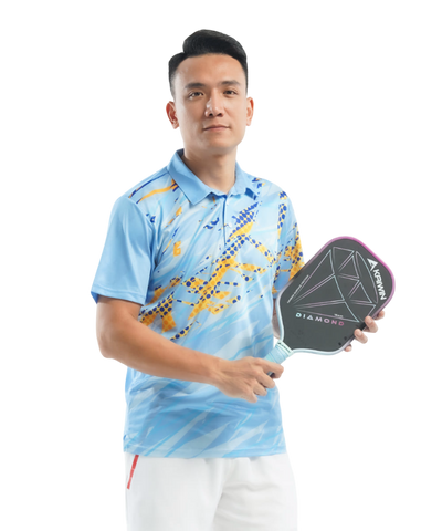 Kaiwin Smash Men's Pickleball Polo Jersey
